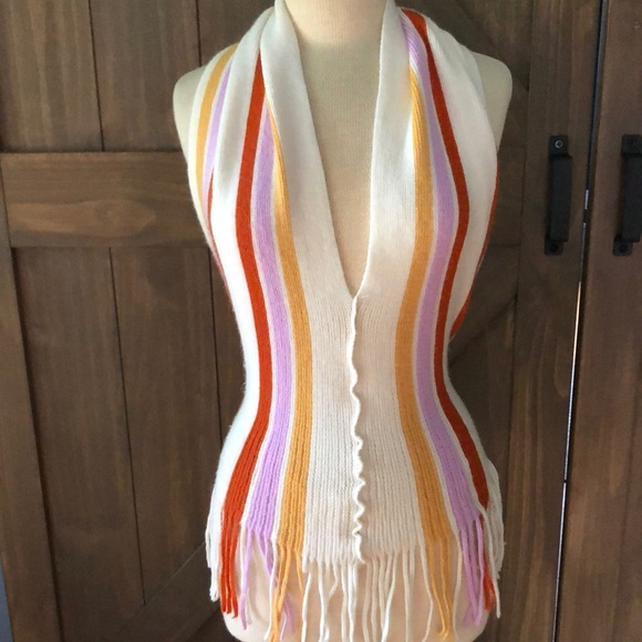 Tops - Striped Sweater Halter Top